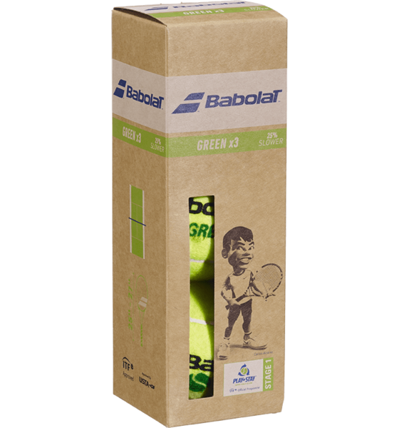 
BABOLAT, 
Green 3-pack, 
Detail 1

