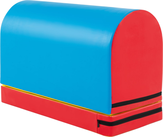 
NORTHIX, 
Gymnastics Vault Mat, Removable, 90x40x60cm, Blue/red, 
Detail 1
