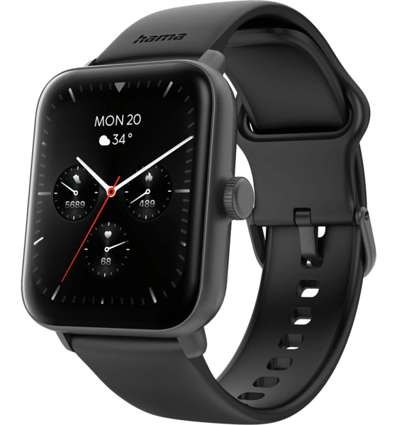 
HAMA, 
Hama Smart Watch 6010 Black, 
Detail 1
