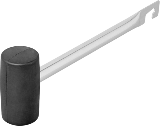 
NORTHIX, 
Hammer Rubber With Tent Peg Puller, 
Detail 1
