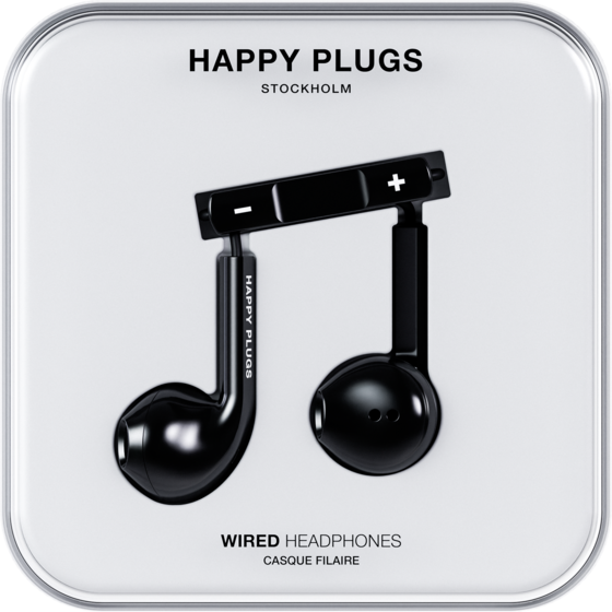 
HAPPY PLUGS, 
Happy Plugs Headphone Wired In-ear Usb-c Black, 
Detail 1
