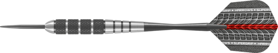 
HARROWS, 
Harrows Black Jack Dart, 
Detail 2
