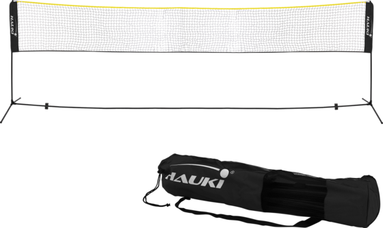 
HAUKI, 
Hauki Badminton Net Set, 500 Cm Portable Tennis Net, Black, H156 Cm, Shuttlecock Net, 
Detail 1

