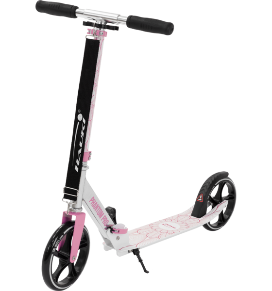 
HAUKI, 
Hauki Foldable Pink City Scooter with Adjustable Handlebar, XXL Wheels, Rear Foot Brake, 
Detail 1
