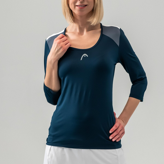 
HEAD, 
Head Club 22 Tech 3/4 Shirt Women, 
Detail 1

