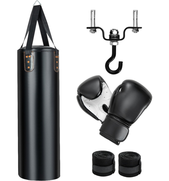 
B2X, 
Heavy Punching Bag For Adults 4 In 1 Hanging Punching Bag With 12oz Boxing Gloves, 
Detail 1

