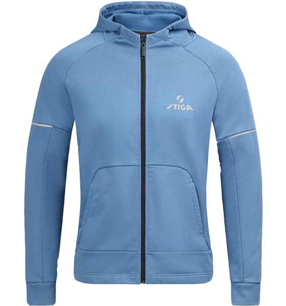 925769101103 STIGA Hoodie Jacket Pro Blue  Standard Detail