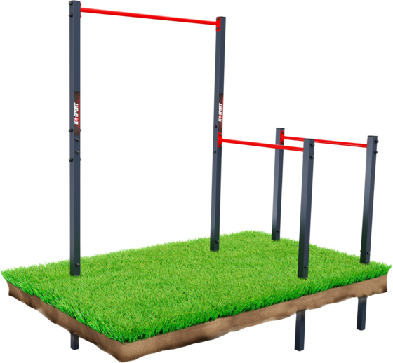 
K-SPORT, 
Horisontell Bar Utomhus Med Pull-up Bar I Tr&auml;dg&aring;rden (outdoor), 
Detail 1

