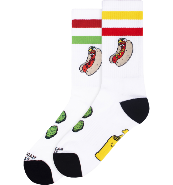 
AMERICAN SOCKS, 
Hot "hot Dog" - Mid High, 
Detail 1
