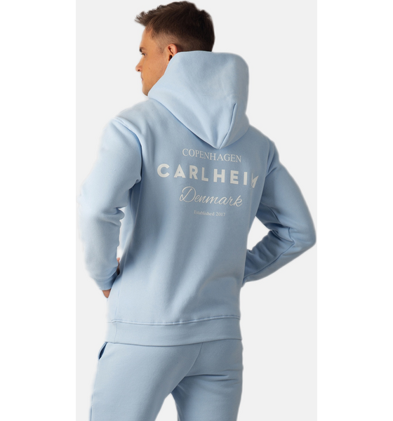 949874102101 CARLHEIM Hudson Lounge Branded Hoodie  Model01 Detail