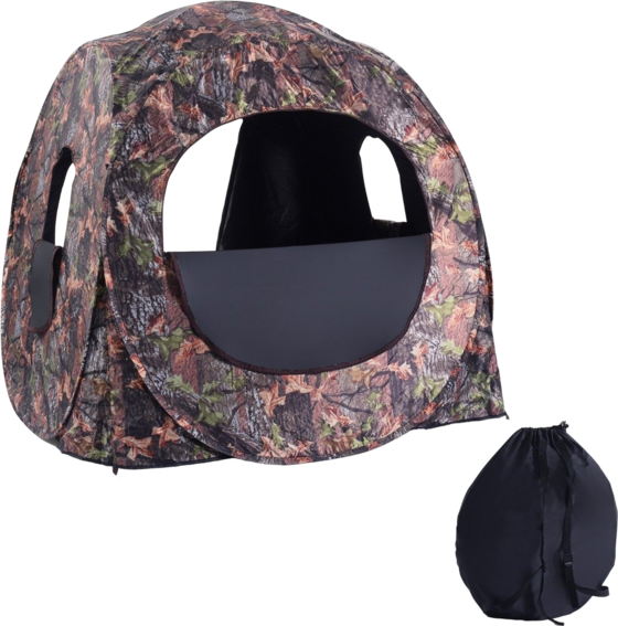 954925101101 NORTHIX Hunting Tent Pop Up Design With 360° Vision  Carrying Bag  Tension Straps For 2 People  Standard Detail