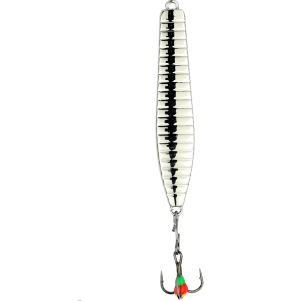 
HURRICANE, 
Hurricane Vickepirken Silver/silver Ribbed 7g 46mm, 
Detail 1
