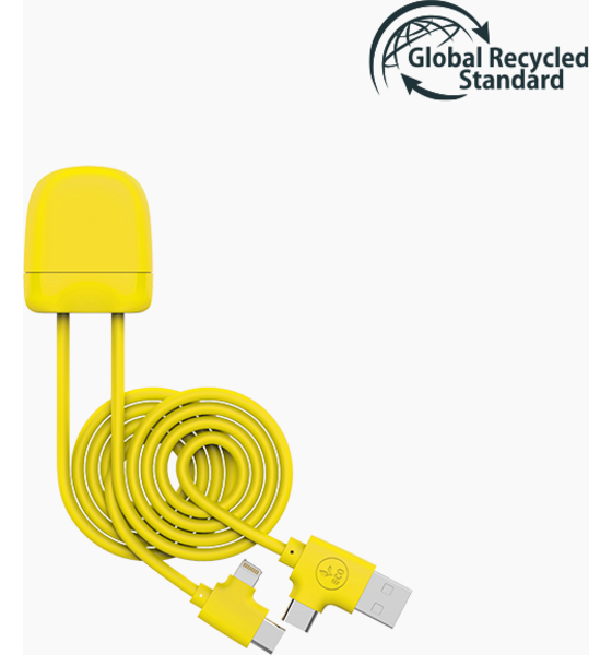 
XOOPAR, 
Ice-c Multi-connector Laddningskabel Gul, 
Detail 1
