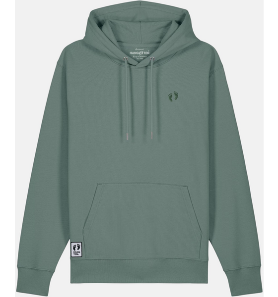 947837101101 HANG TEN Icon Feet Organic Cotton Hoodie - Green Bay  Standard Detail