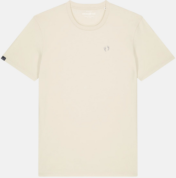 947842101101 HANG TEN Icon Logo T-shirt - Natural Raw  Standard Detail