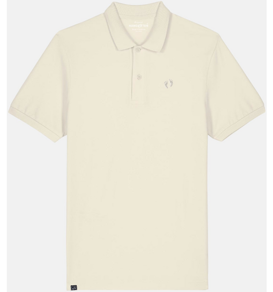 
HANG TEN, 
Icon Organic Cotton Polo Shirt - Natural Raw, 
Detail 1
