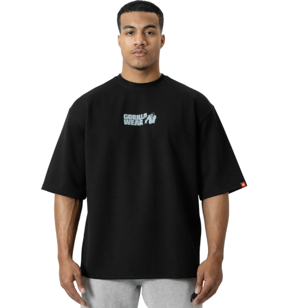 
GORILLA WEAR, 
Idaho Oversized Waffle T-shirt, 
Detail 1
