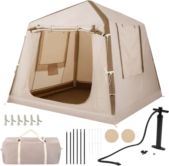
NORTHIX, 
Inflatable Camping Tent, 2-4 Person, Pump, Carry Bag, 
Detail 1

