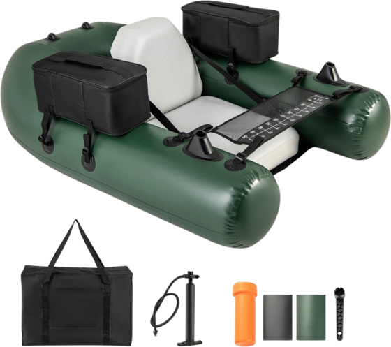
NORTHIX, 
Inflatable Fishing Boat, Inflatable Boat, Fishing Boat With Backrest, Paddle Boat, 157 X 114 X 35 Cm, 
Detail 1

