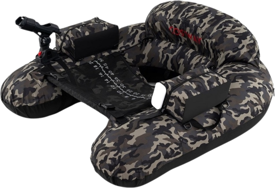 
NORTHIX, 
Inflatable Fishing Boat With Rod Holder  Paddle, 
Detail 1
