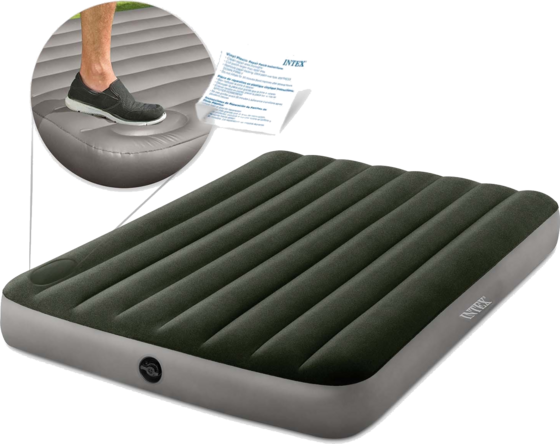 950821101101 B2X Inflatable Mattress 191x137x25 Cm With Built-in Foot Pump Intex 64762  Standard Detail