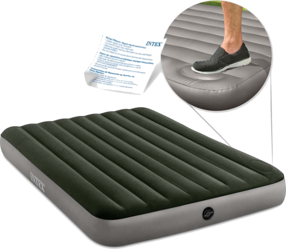 950801101101 B2X Inflatable Mattress 203x152x25 Cm With Built-in Foot Pump Intex 64763  Standard Detail