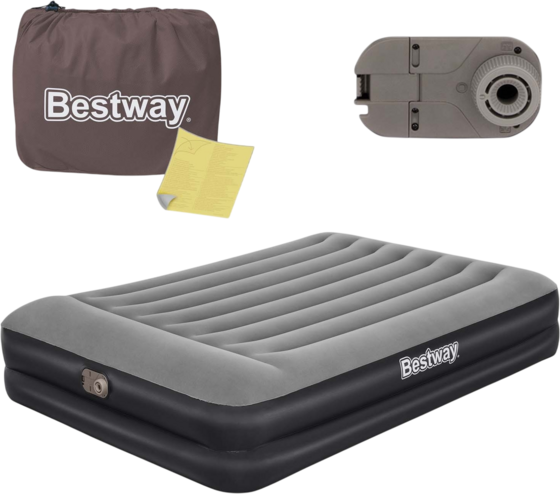 
B2X, 
Inflatable Mattress 203x152x46 Cm With Built-in Electric Pump Bestway 67403, 
Detail 1

