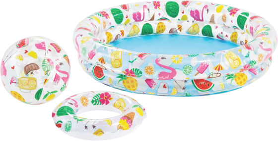
B2X, 
Inflatable Pool Ring And Ball Set 122 X 25 Cm Intex 59460, 
Detail 1
