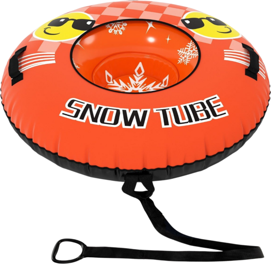 
NORTHIX, 
Inflatable Snow Tube With Handles  Tow Rope, Orange, 
Detail 1

