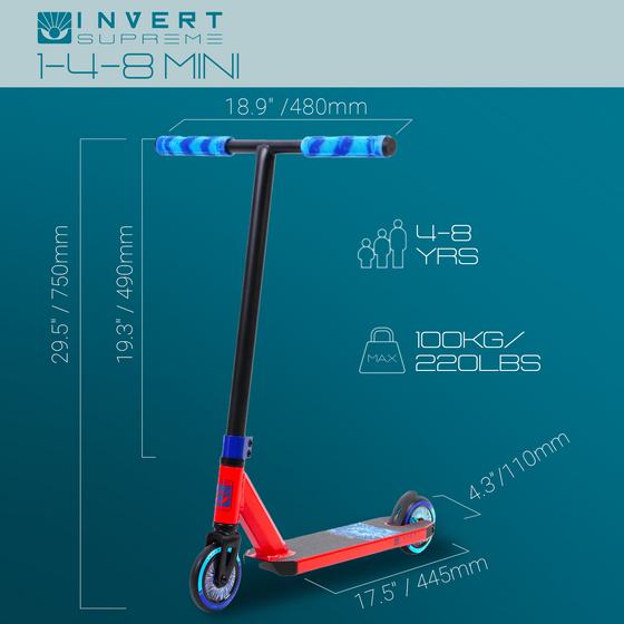INVERT, Invert Supreme Mini Stunt Scooter