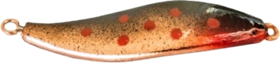 
JEMTLANDS FISKEVERKSTAD, 
Jemtlands Fiskeverkstad J&auml;mtdraget 12g Copper/black Red Dot, 
Detail 1
