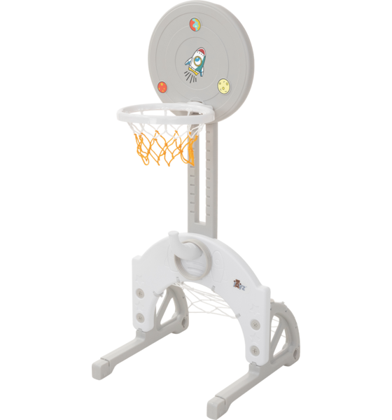 
JOYZ, 
Joyz Kids Basketball Hoop Set 3-in-1, Height Adjustable, Including Football Goal, Rings And Balls, 
Detail 1

