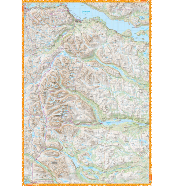 CALAZO, Kebnekaisefjällen  Narvik 1:100 000