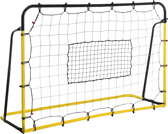 
NORTHIX, 
Kickback Football Rebounder Goal Rebound Wall Net For Football, Basketball, Baseball, Yellow+black,, 
Detail 1
