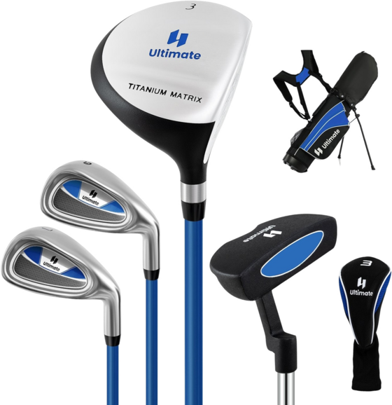 
NORTHIX, 
Kids Golf Club Set, Right-handed, Ages 11-13, Blue, 
Detail 1
