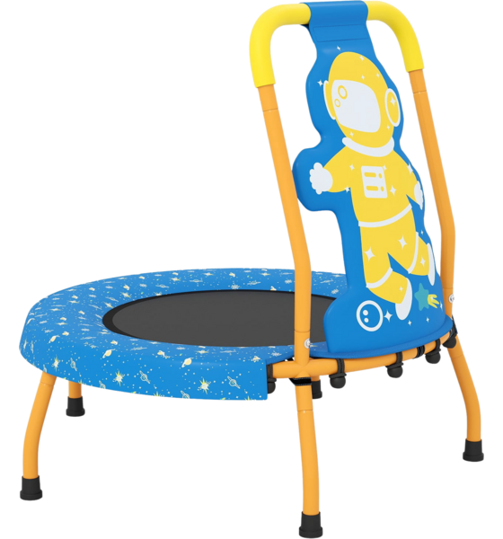 
NORTHIX, 
Kids Indoor Trampoline With Handle, 71cm, Astronaut Theme, 
Detail 1
