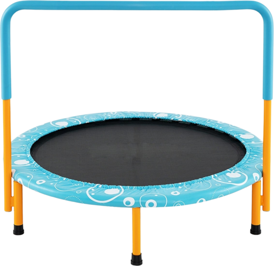 
NORTHIX, 
Kids Mini Trampoline With Handle, Foldable, 92 Cm, 150 Kg Capacity, 
Detail 1

