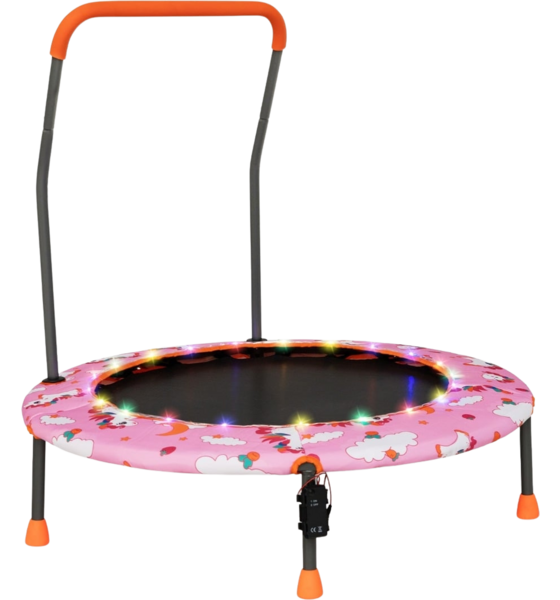 
NORTHIX, 
Kids Mini Trampoline With Led Lights, Removable Handle, 
Detail 1
