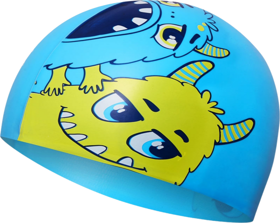 
NORTHIX, 
Kids Swimming Cap, Blue &ndash; Comfortable, Durable Silicone, 
Detail 1
