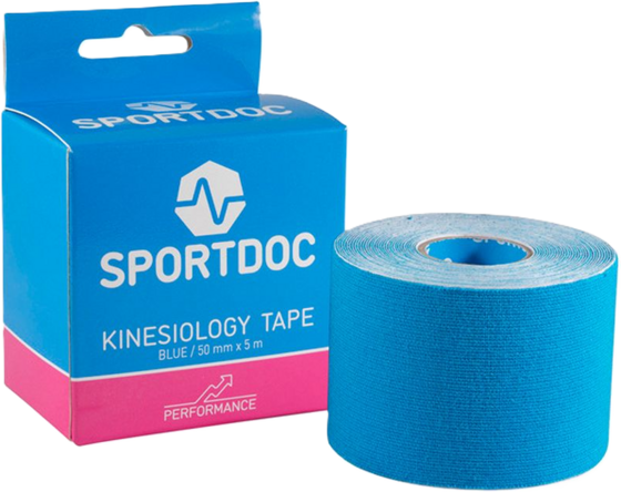 
SPORTDOC, 
Kinesiology Tape Blue, 
Detail 1
