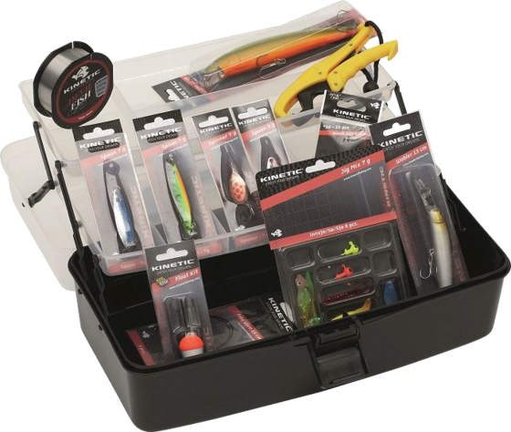 
KINETIC, 
Kinetic Tackle Box Big Kit - Freshwater, 
Detail 1
