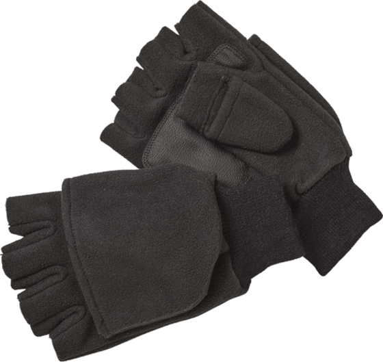 
KINETIC, 
Kinetic Wind Stop Fold Over Mitt L Black, 
Detail 1
