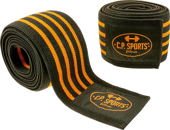 
C.P. SPORTS, 
Knee Wraps, 
Detail 1
