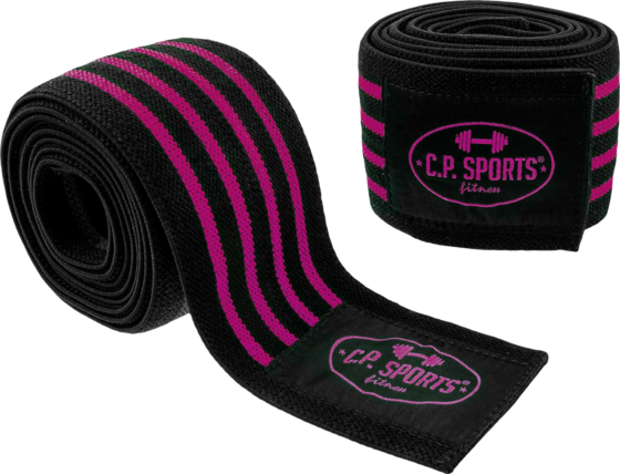 
C.P. SPORTS, 
Knee Wraps, 
Detail 1
