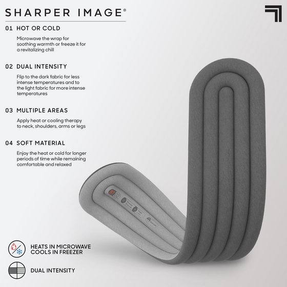 SHARPER IMAGE, Kompressionsbälte Kropp Värme