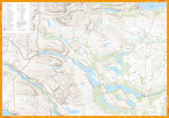 
CALAZO, 
Kungsleden: Nikkaluokta, Ritsem  Vakkotavare 1:50 000, 
Detail 4
