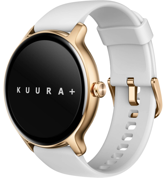 
KUURA, 
Kuura+ Smart Watch Ws - White/gold, 
Detail 1
