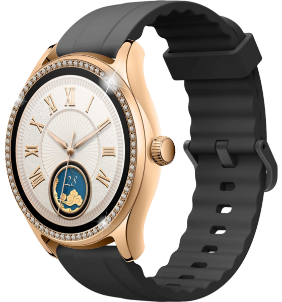 
KUURA, 
Kuura+ Smart Watch Ws V2 - Black/gold, 
Detail 1
