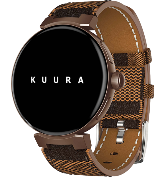 
KUURA, 
Kuura Smart Watch Fm1 V3, Brown, 
Detail 1
