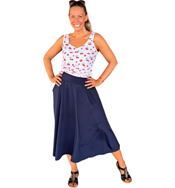 937120102101 SHE DID  Långkjol Med Innerbyxa 937120102101 SHE DID Långkjol Med Innerbyxa  Model01 Detail